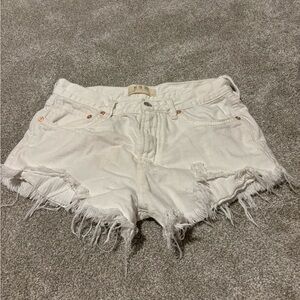 Free people distressed shorts